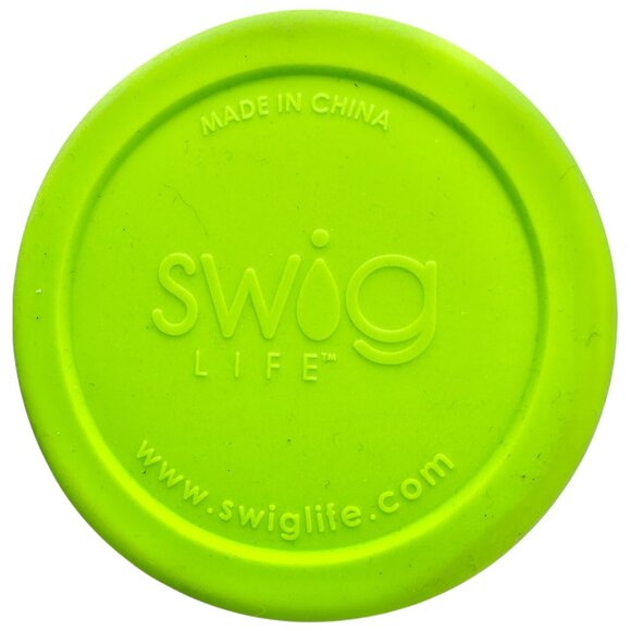 Swig 26 Oz Purple Stainless Steel Water Bottle Green Flip Straw Lid Carry Handle - Picture 5 of 7